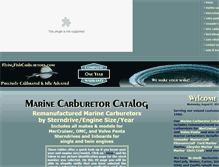 Tablet Screenshot of marinecarburetor.com